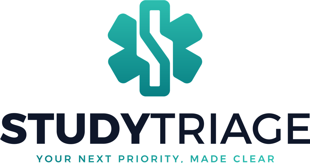 StudyTriage. Your next priority, made clear.